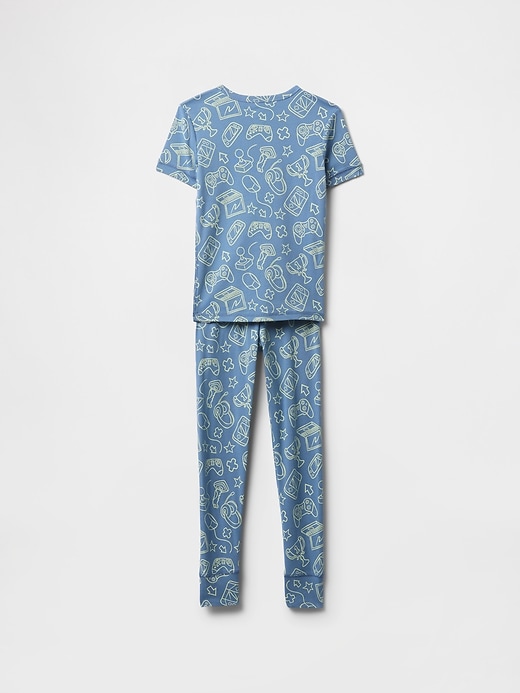 Image number 2 showing, Kids Organic Brushed Cotton PJ Set