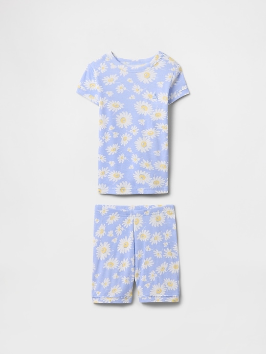 Image number 1 showing, Baby & Toddler Organic Ribbed Cotton PJ Set