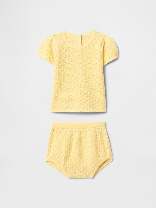 Image number 1 showing, Baby Crochet Outfit Set