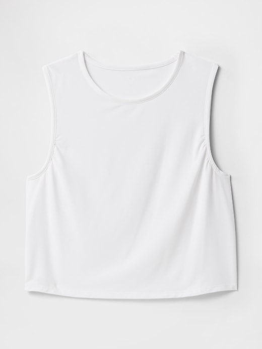 Image number 3 showing, GapFit Breathe Cropped Muscle Tank Top