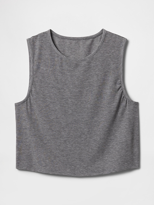 Image number 3 showing, GapFit Breathe Cropped Muscle Tank Top