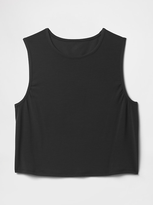 Image number 3 showing, GapFit Breathe Cropped Muscle Tank Top