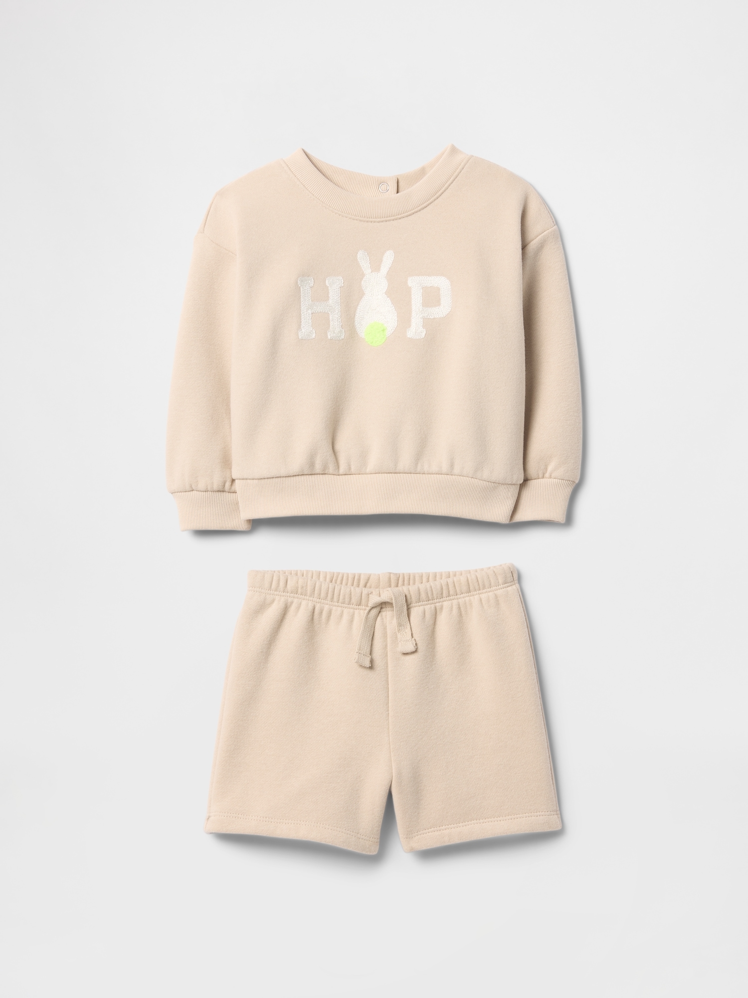 Baby Vintage Soft Bunny Logo Sweat Set