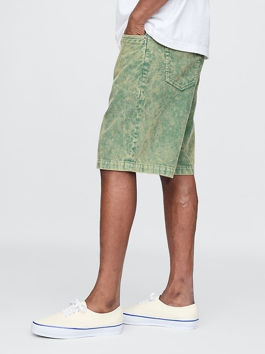 Image number 3 showing, Washed Corduroy Shorts