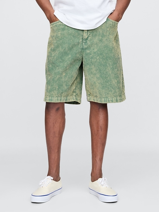 Image number 2 showing, Washed Corduroy Shorts