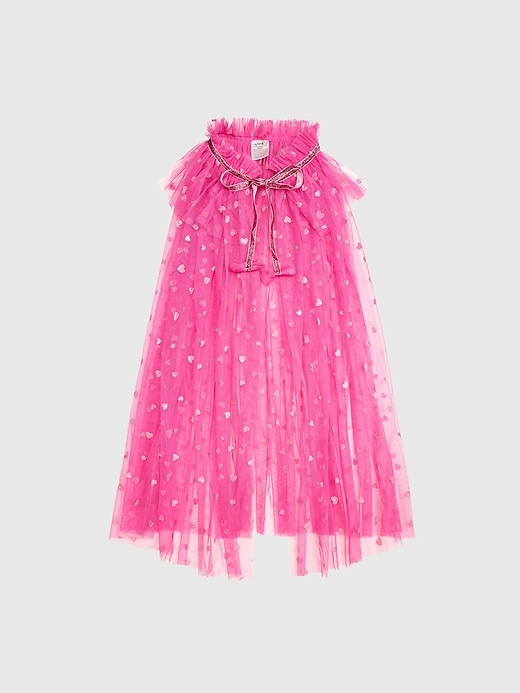 Image number 1 showing, Sweet Wink Glitter Heart Valentines Day Cape