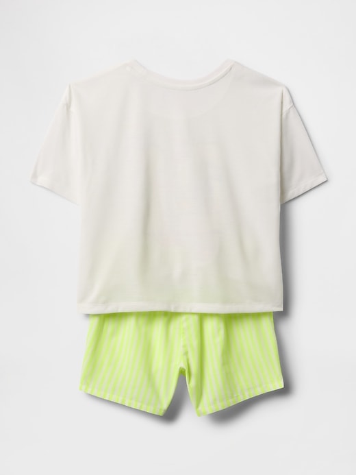 Image number 2 showing, Kids Recycled PJ Shorts Set