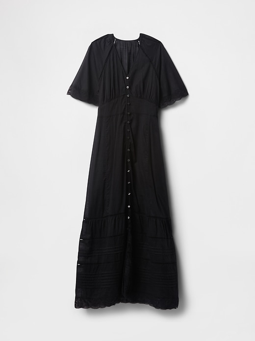 Image number 7 showing, Lace-Trim Midi Dress