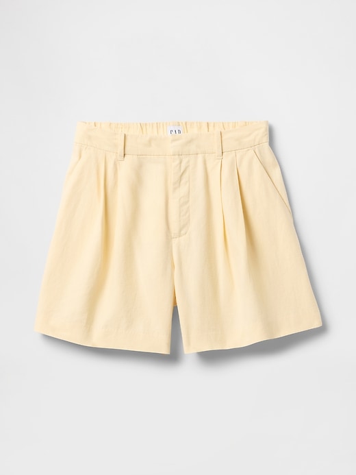 Image number 8 showing, 365 High Rise Linen-Blend Shorts