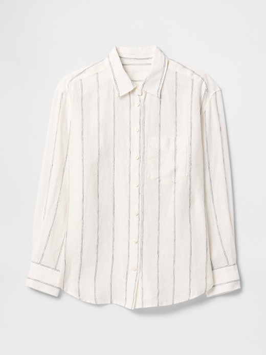 Image number 5 showing, 100% Linen Relaxed Shirt