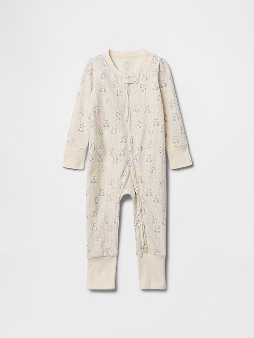 Image number 1 showing, Baby Organic Cotton Convertible One-Piece