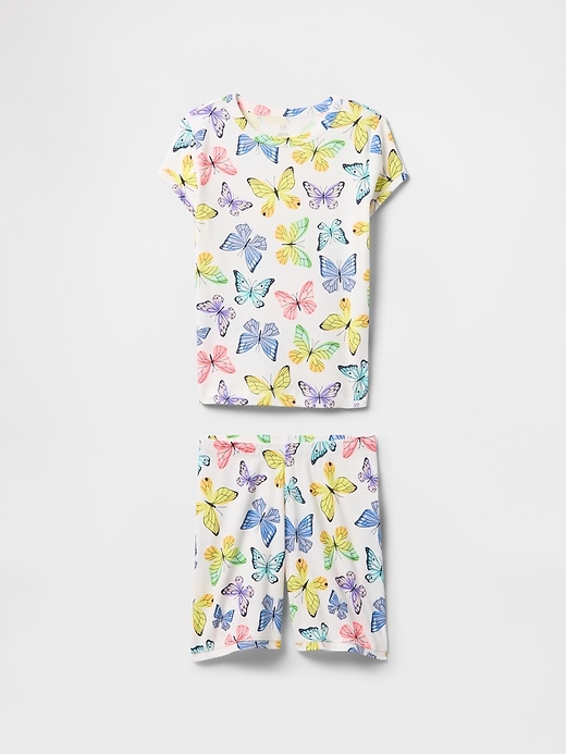 Image number 1 showing, Kids Organic Brushed Cotton PJ Set