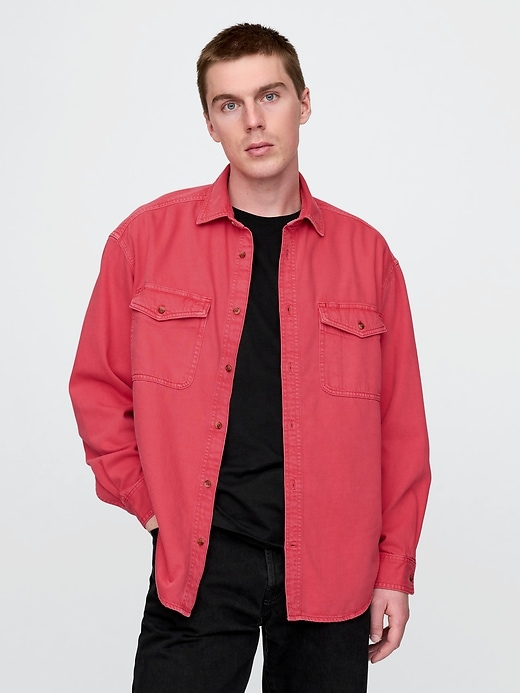 Image number 1 showing, UltraSoft Denim Big Shirt