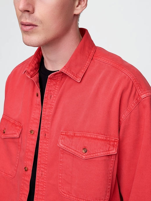 Image number 4 showing, UltraSoft Denim Big Shirt