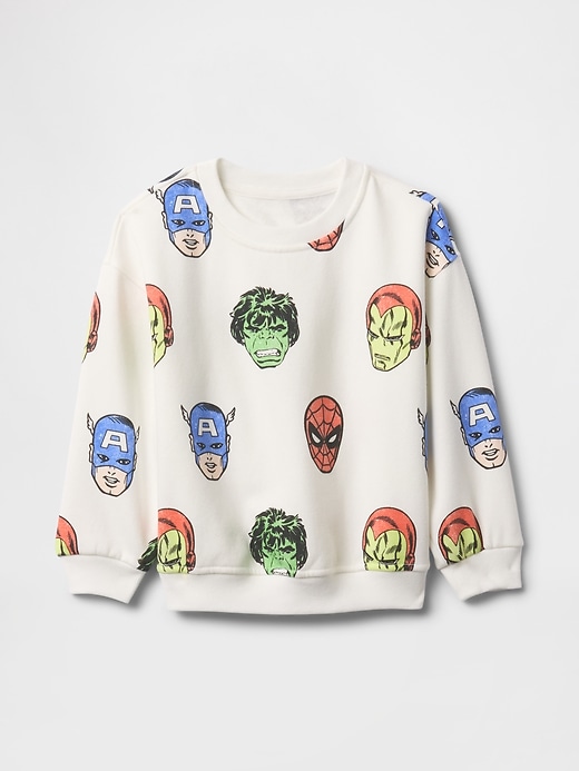 Image number 1 showing, Baby & Toddler VintageSoft Marvel Sweatshirt