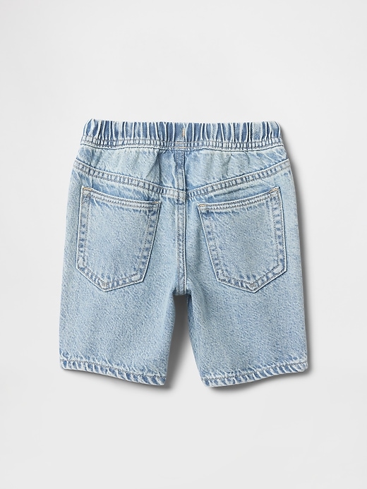 Image number 2 showing, Baby & Toddler UltraSoft Denim Pull-On Shorts