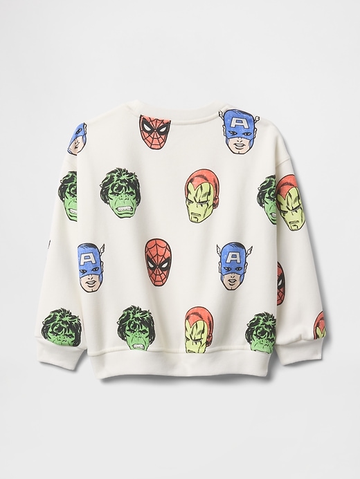 Image number 2 showing, Baby & Toddler VintageSoft Marvel Sweatshirt