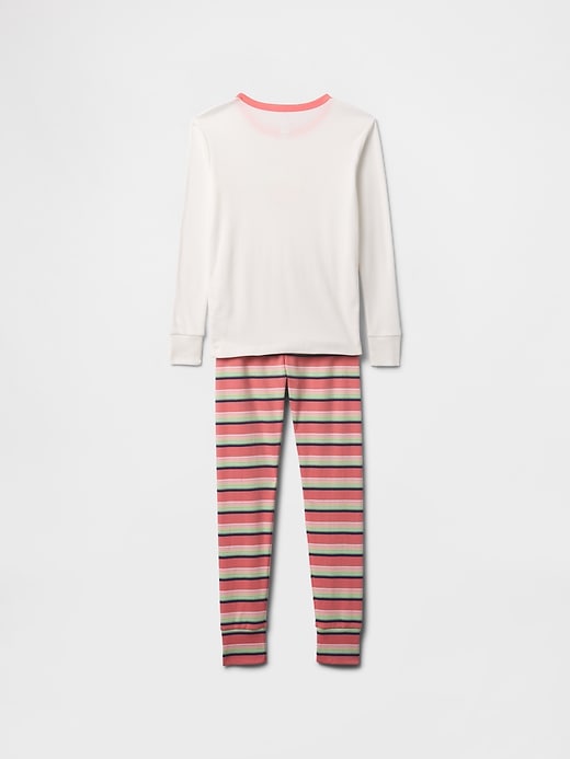 Image number 2 showing, Kids Organic Brushed Cotton PJ Set