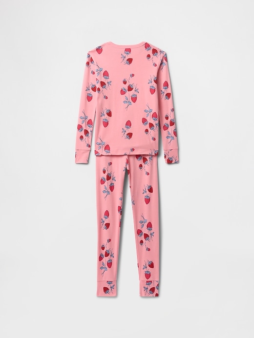 Image number 2 showing, Kids Organic Brushed Cotton PJ Set