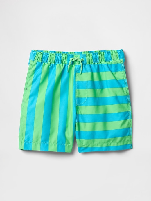 Image number 1 showing, Kids 3.5" Recycled Swim Trunks