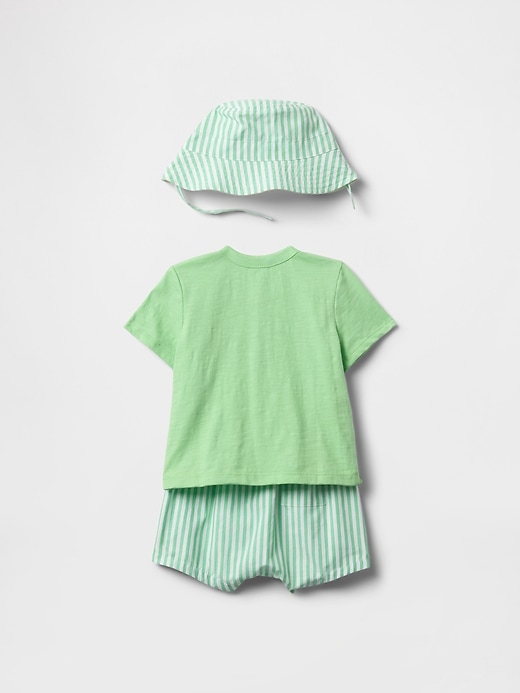 Image number 2 showing, Baby Three-Piece Outfit Set