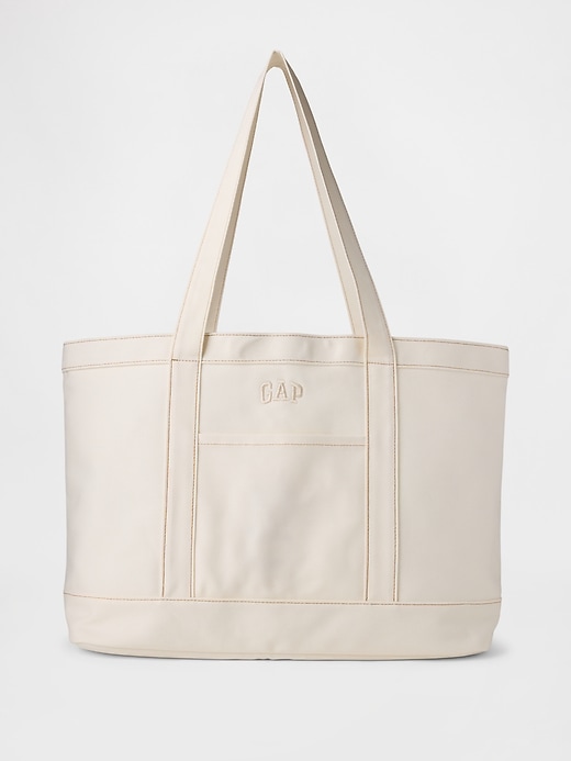 Image number 1 showing, Gap Denim Logo Tote Bag