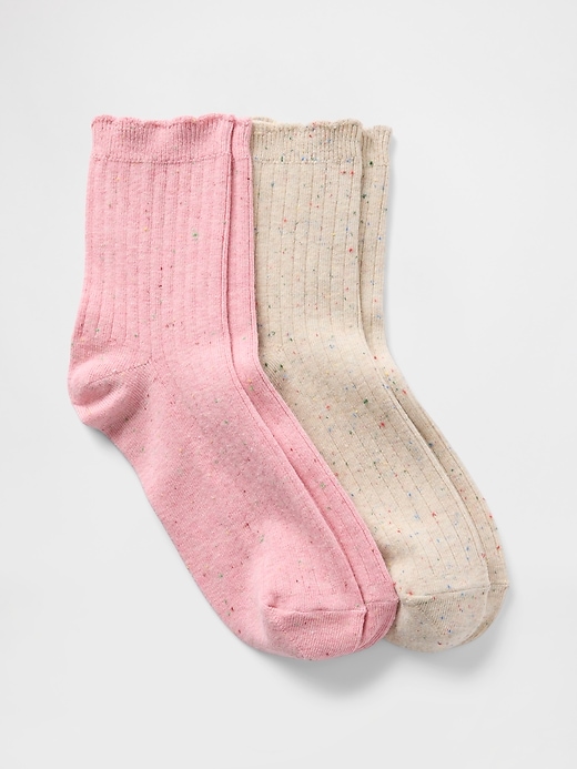 Image number 1 showing, Confetti Half Crew Socks (2-Pack)