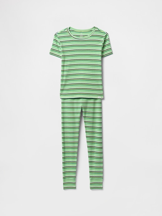 Image number 1 showing, Kids Organic Brushed Cotton PJ Set