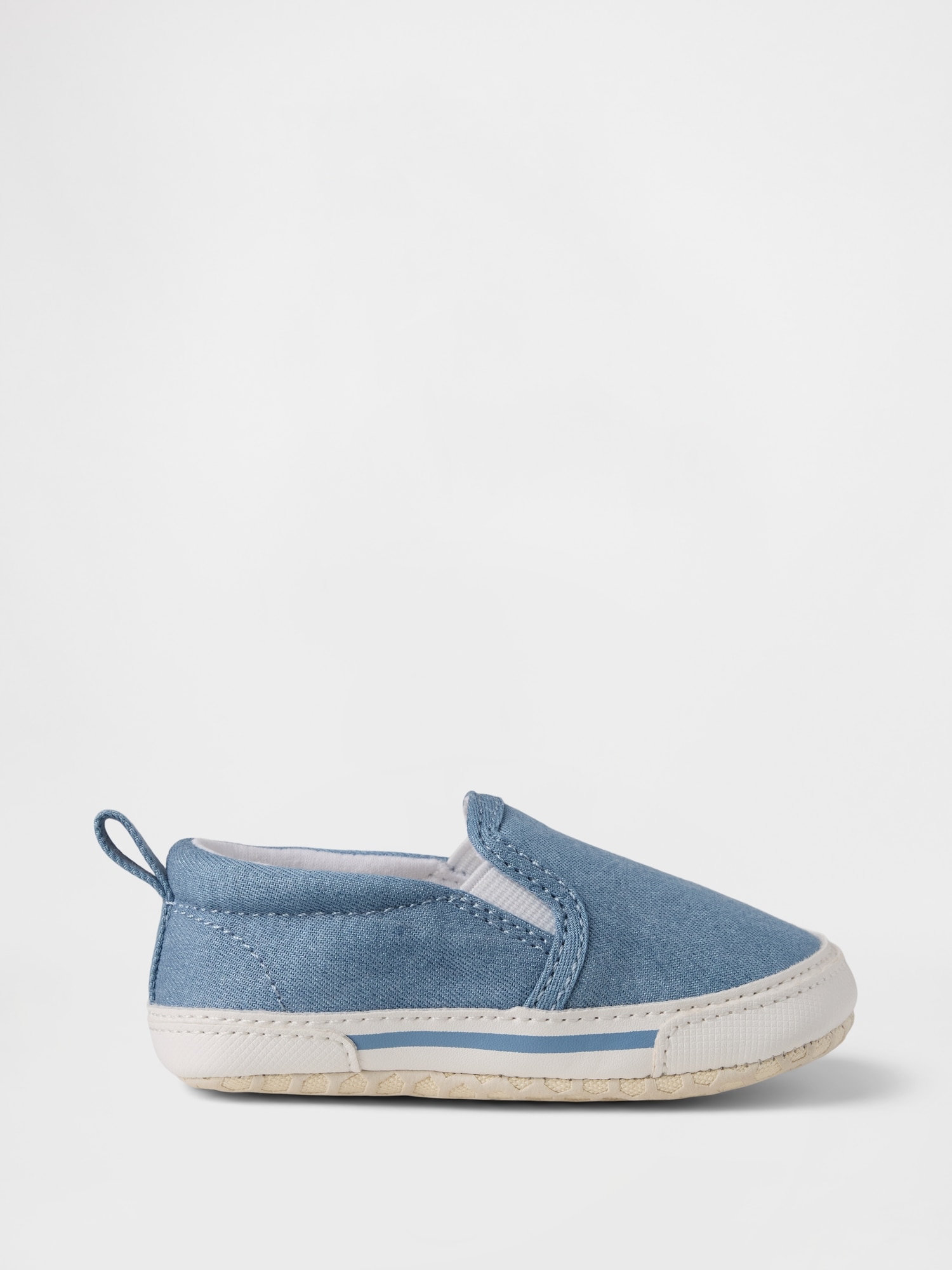 Baby Denim Slip-On Shoes