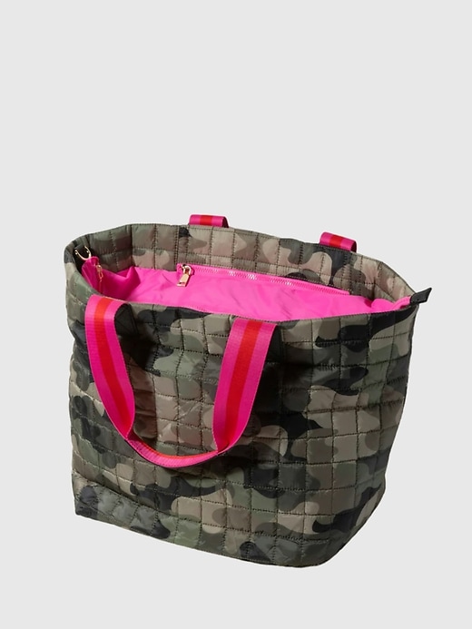 Image number 2 showing, Shiraleah Ezra Quilted Nylon Travel Tote