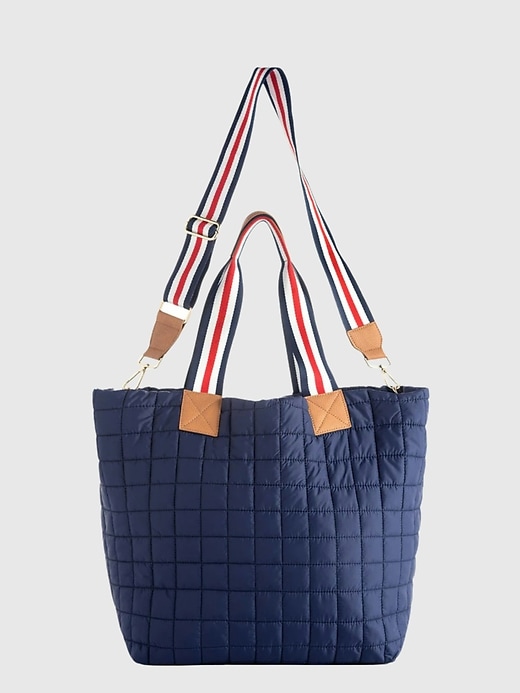 Image number 1 showing, Shiraleah Ezra Quilted Nylon Travel Tote