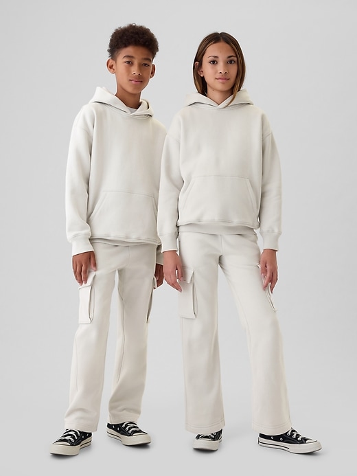 Image number 3 showing, Kids Vintage Soft Relaxed Cargo Sweatpants