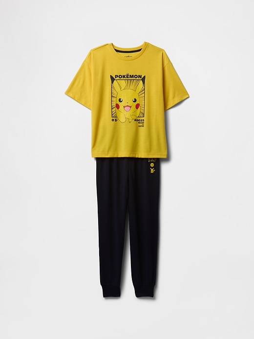 Image number 1 showing, Kids Recycled Pokemon PJ Joggers