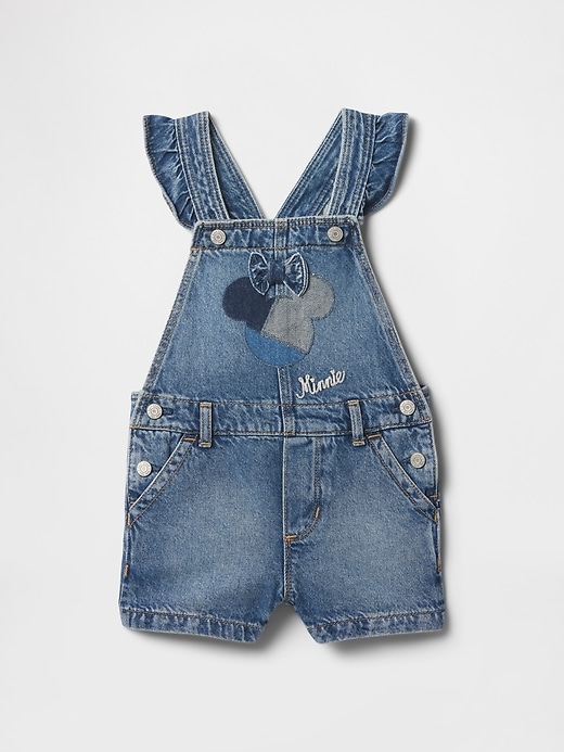 Image number 1 showing, Gap × Disney Baby & Toddler Denim Shortalls