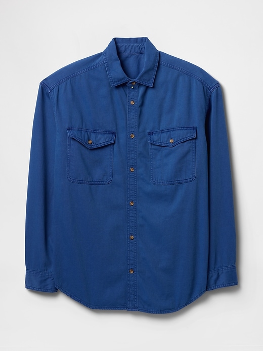 Image number 5 showing, UltraSoft Denim Big Shirt