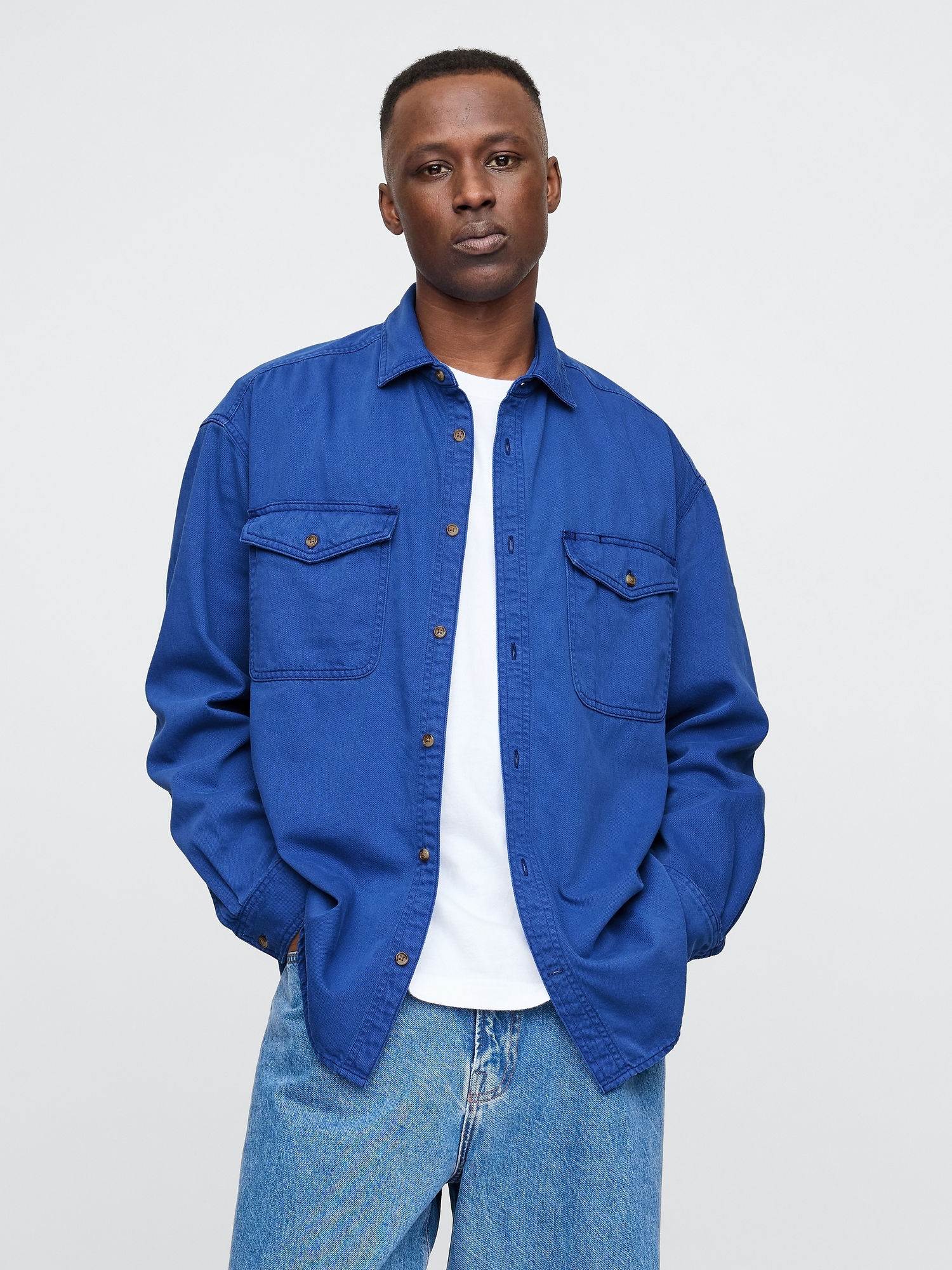 UltraSoft Denim Big Shirt