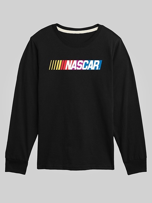 Image number 1 showing, Kids NASCAR 1976 Logo Long Sleeve Graphic Tee