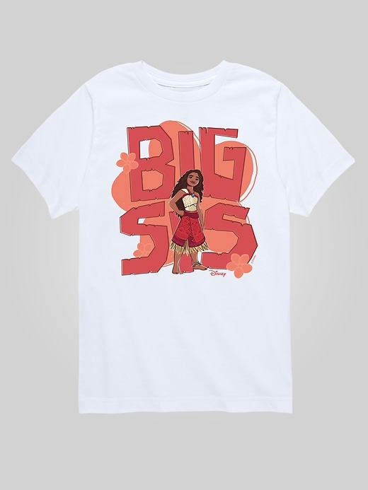 Image number 1 showing, Toddler Moana 2 Big Sis Moana Short Sleeve Graphic Tee