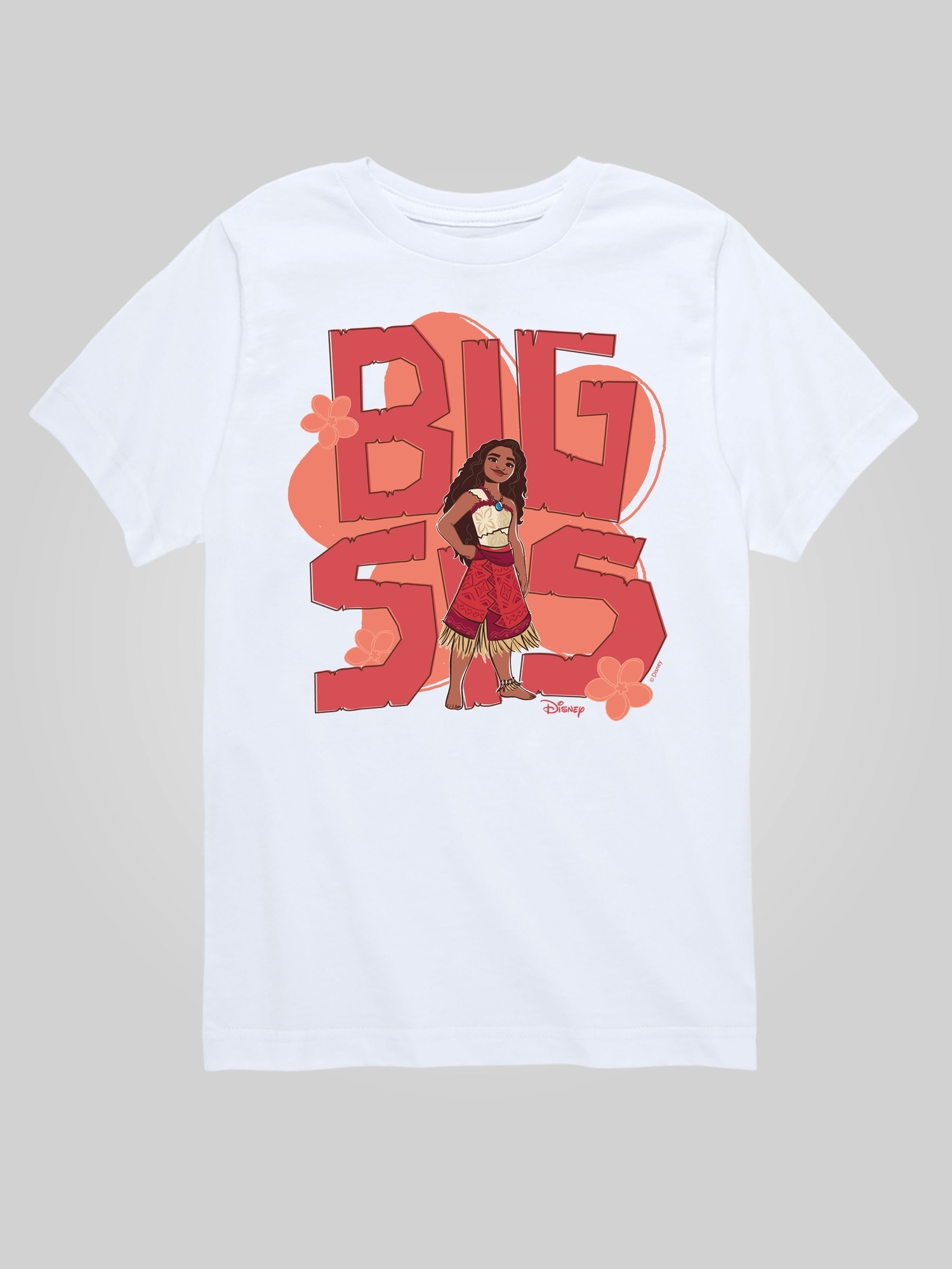 Toddler Moana 2 Big Sis Moana Short Sleeve Graphic Tee