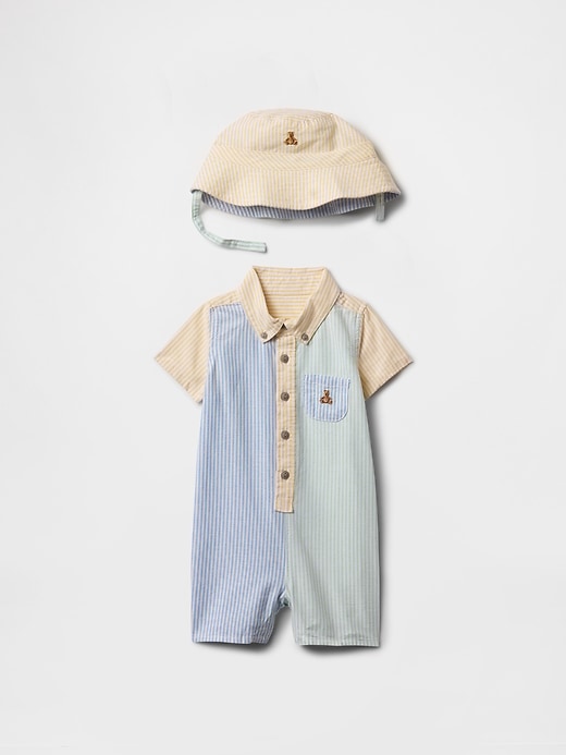 Image number 1 showing, Baby Oxford Shorty Outfit Set