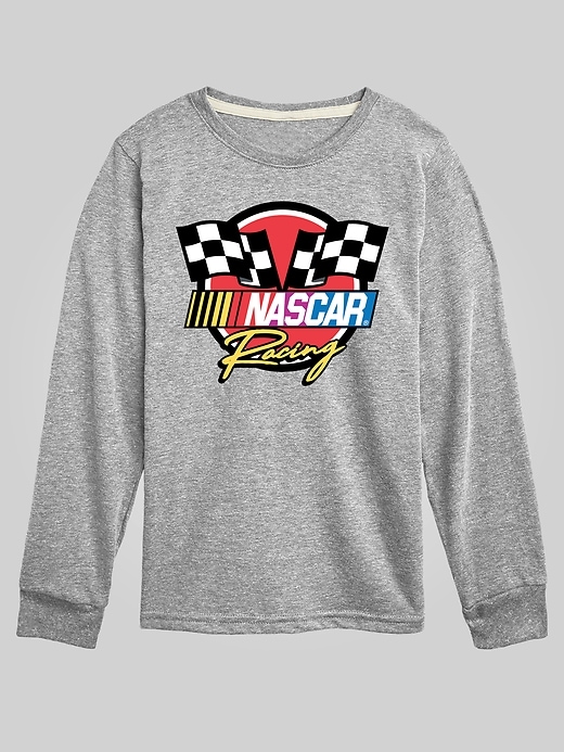 Image number 1 showing, Kids NASCAR Racing Logo Long Sleeve Graphic Tee