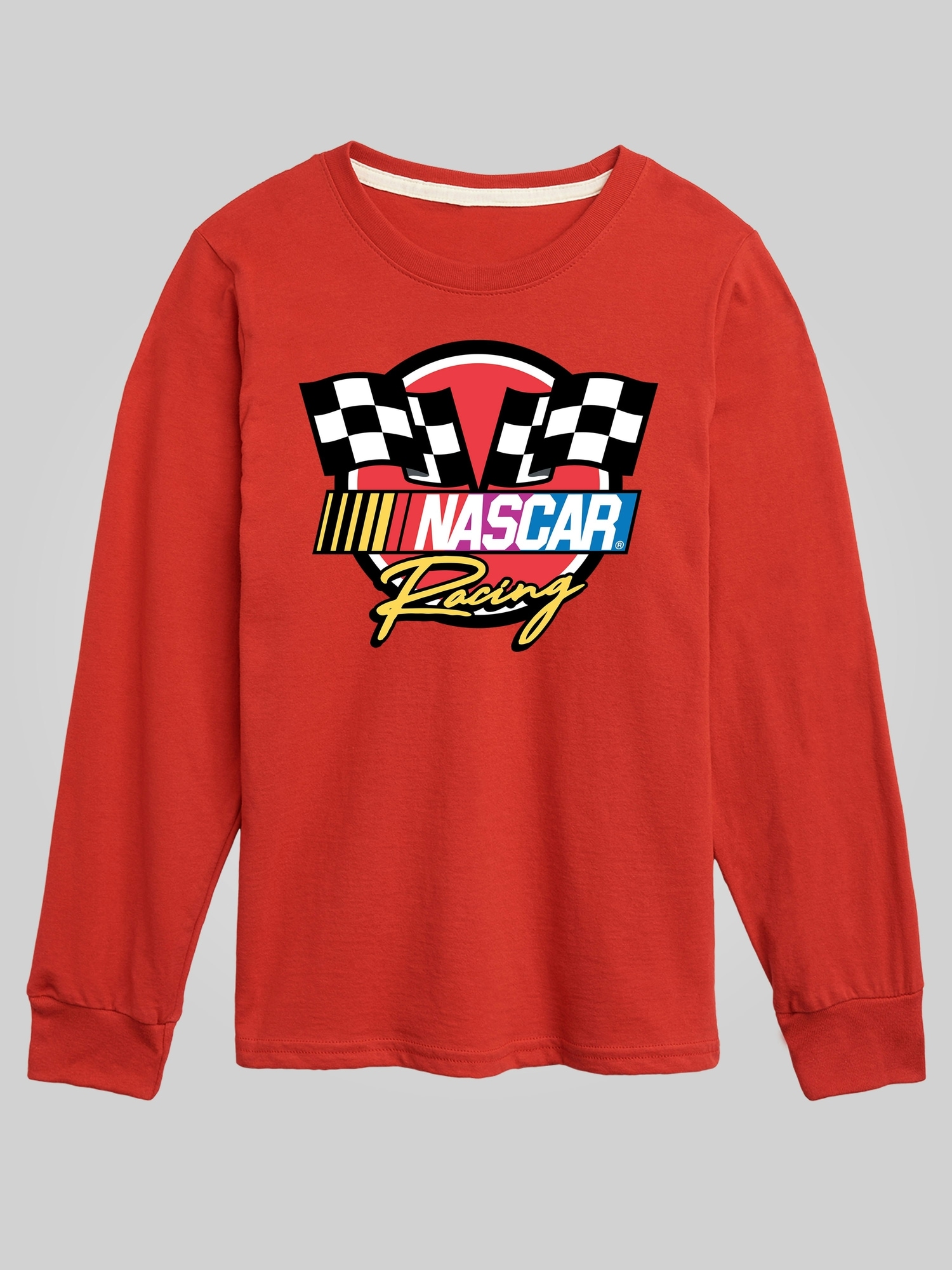 Kids NASCAR Racing Logo Long Sleeve Graphic Tee