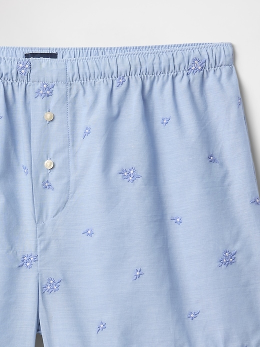 Image number 2 showing, Embroidered PJ Boxer Shorts