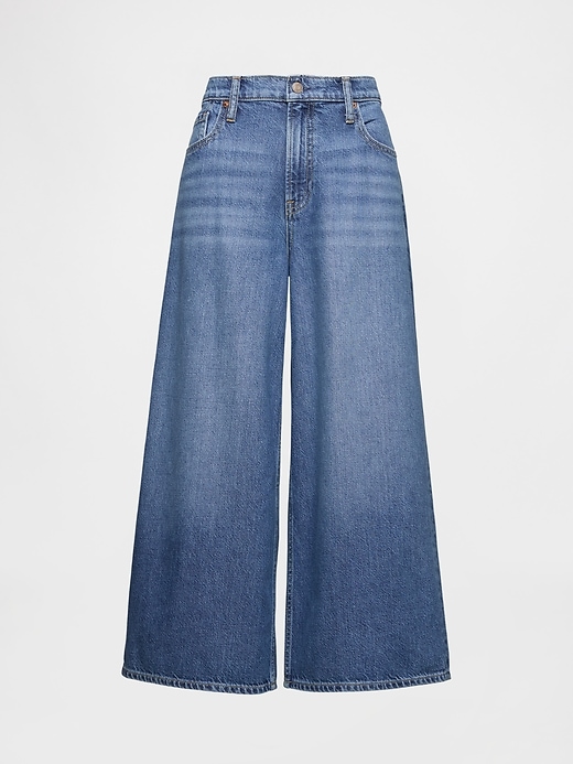 Image number 6 showing, Mid Rise UltraSoft Crop Baggy Jeans