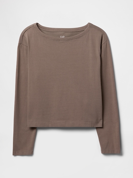 Image number 5 showing, Heavyweight Organic Cotton Vintage Boatneck T-Shirt