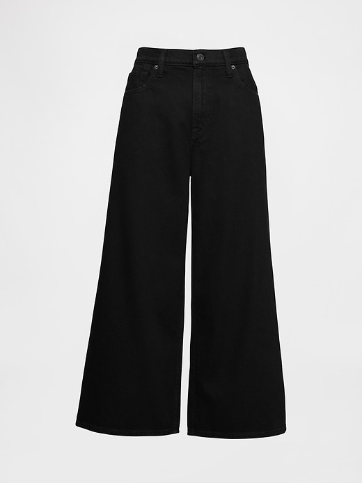 Image number 6 showing, Mid Rise UltraSoft Crop Baggy Jeans