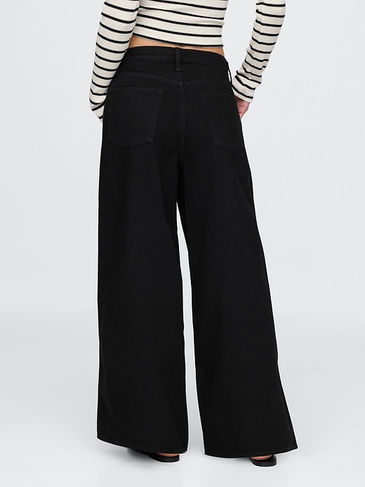 Image number 5 showing, Mid Rise UltraSoft Crop Baggy Jeans