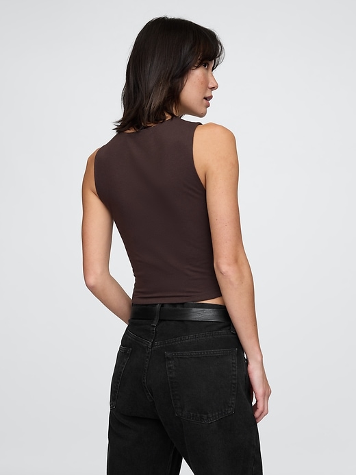 Image number 2 showing, CloseKnit Jersey Cropped Shell Tank Top