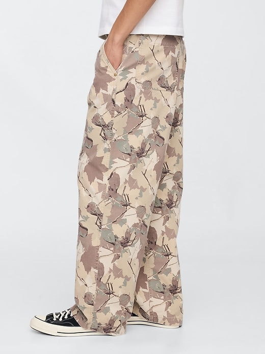 Image number 3 showing, Twill Camo Utility Khakis