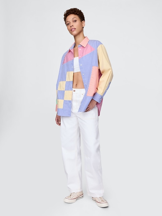 Image number 3 showing, Gap × HFR Patchwork Shirt by BruceGlen